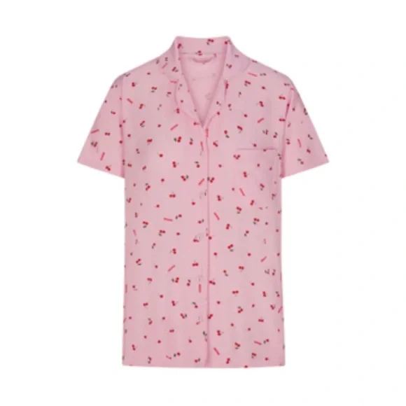 SKIMS- Valentine’s Collection- Soft Lounge Sleep Set Cherry Print - Picture 4 of 11